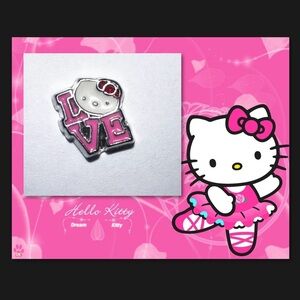 $2 KITTY CHARM. NEW. STAINLESS STEEL. $2 WITH ANY $10 ORDER OR MORE
